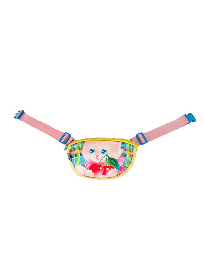 Cherry Kitten Waist Bag