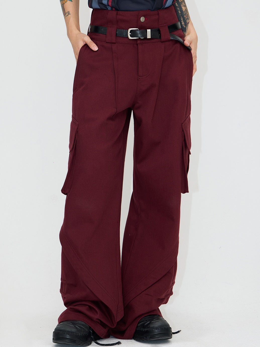 Double Waisted Cargo Pants