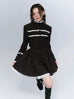 Stand Collar Cropped Jacket / Casual Wide Pants ACS0360