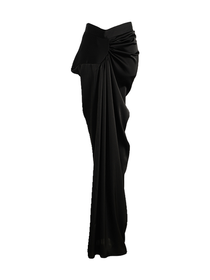 Venus Silhouette Elegant Drape Long Skirt