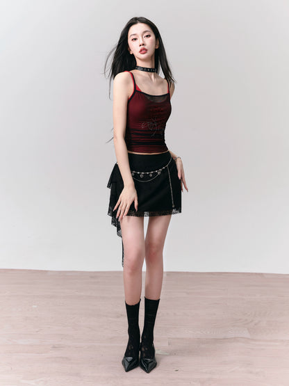 Fake Layered Design Slim Camisole