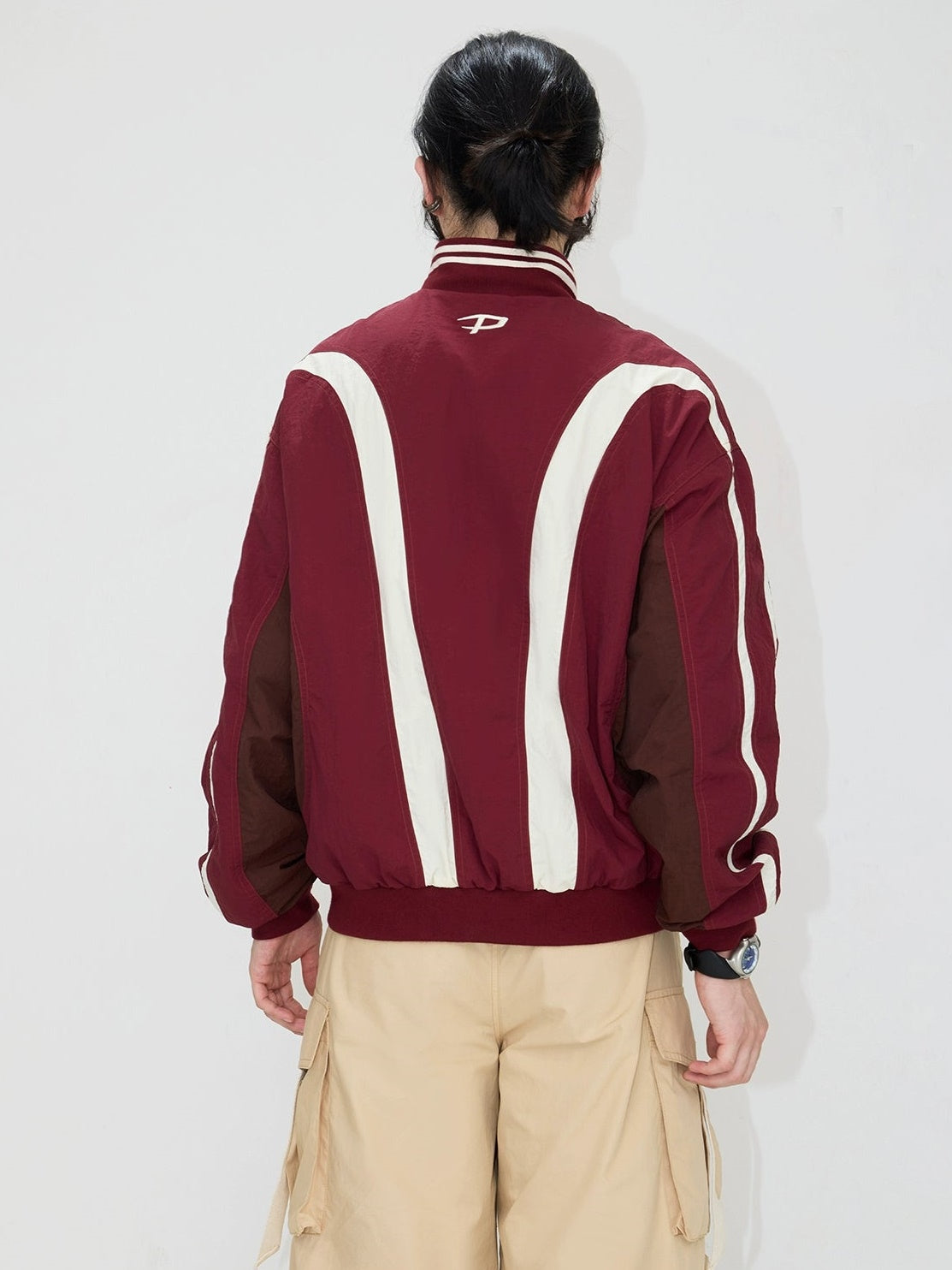 Half-ZIP Stand Collar Pullover Jacket