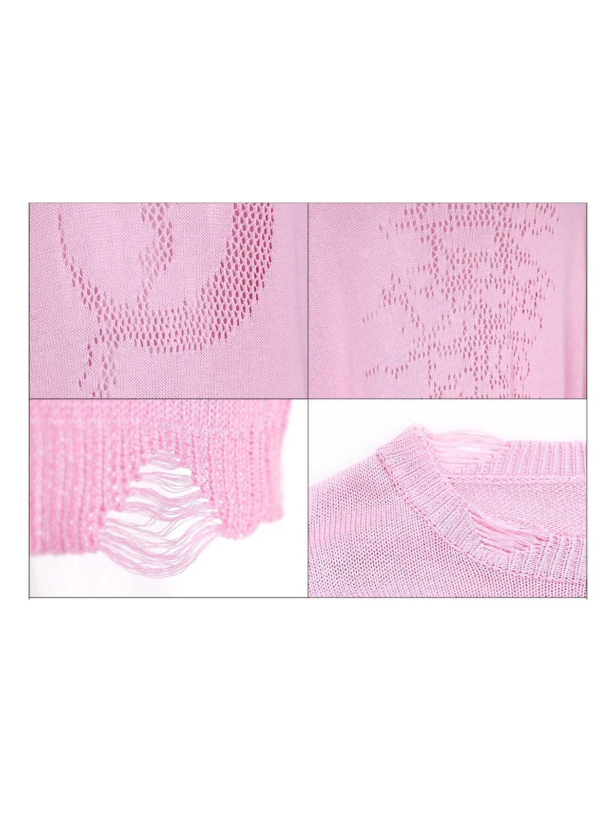 Hollow Loose Mesh Sweater