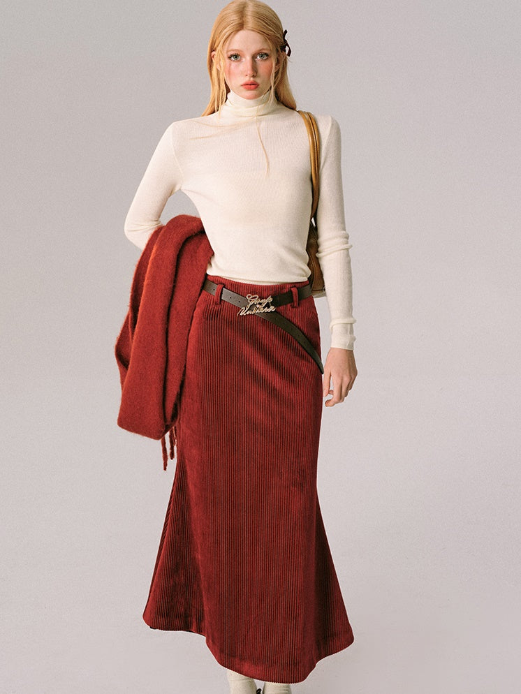 Velvet Swing Top Blouson ＆ Mini Pleated Skirt ＆ Long Mermaid Skirt