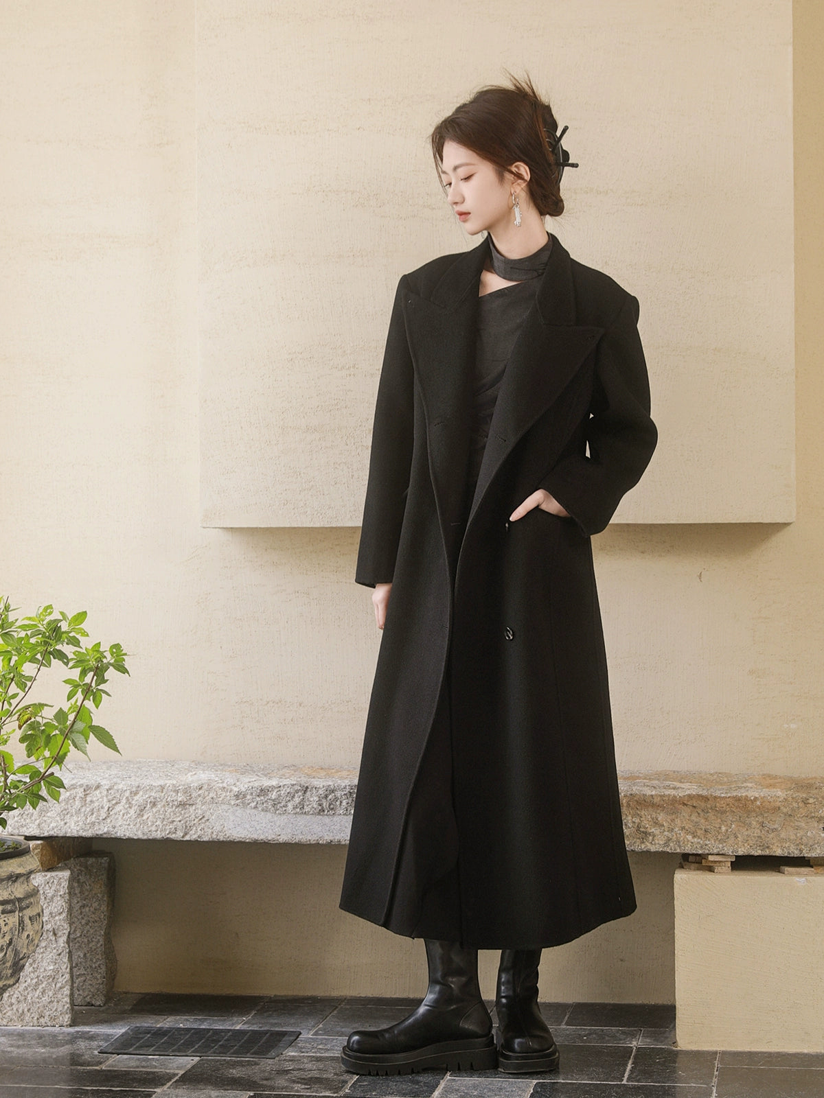 Double-sided Woolen Coat