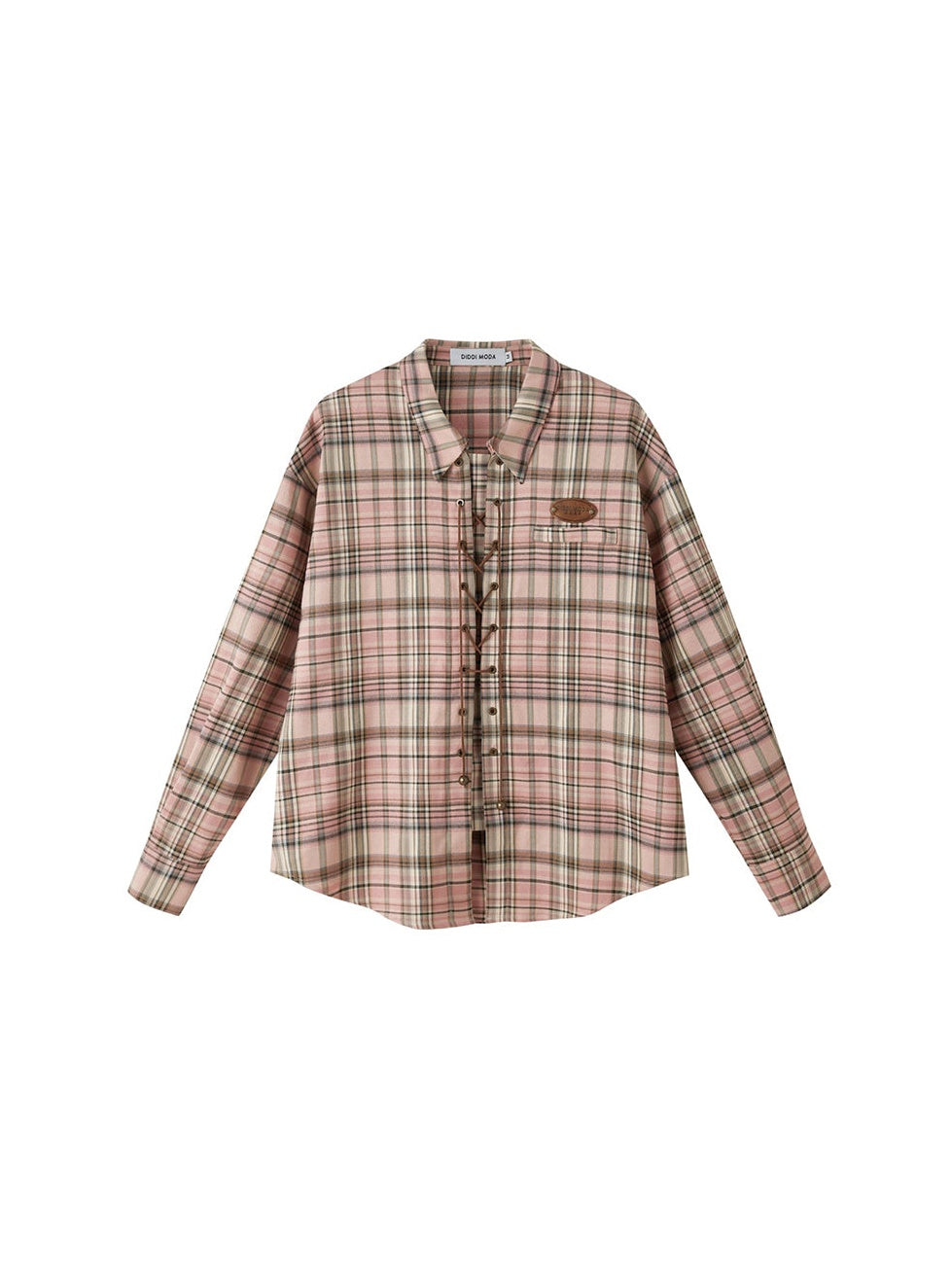 Schnürgurt Retro Casual Shirt