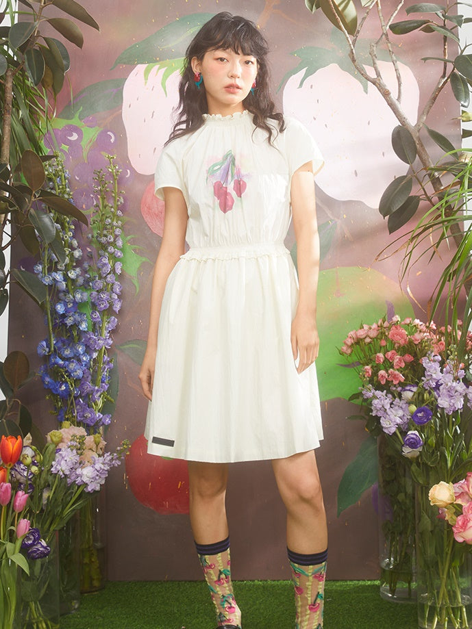 Antoinette Embroidered Cherry One-Piece