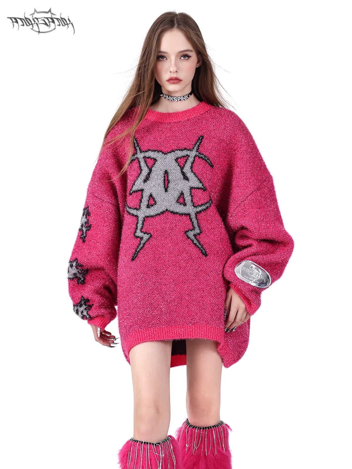 Genderless Sweaters Graphic OverSize Genderless Sweater – ARCANA ARCHIVE