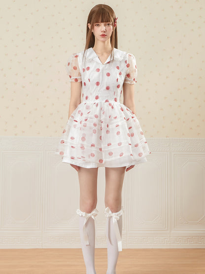 Dot Puffy Princess Dress