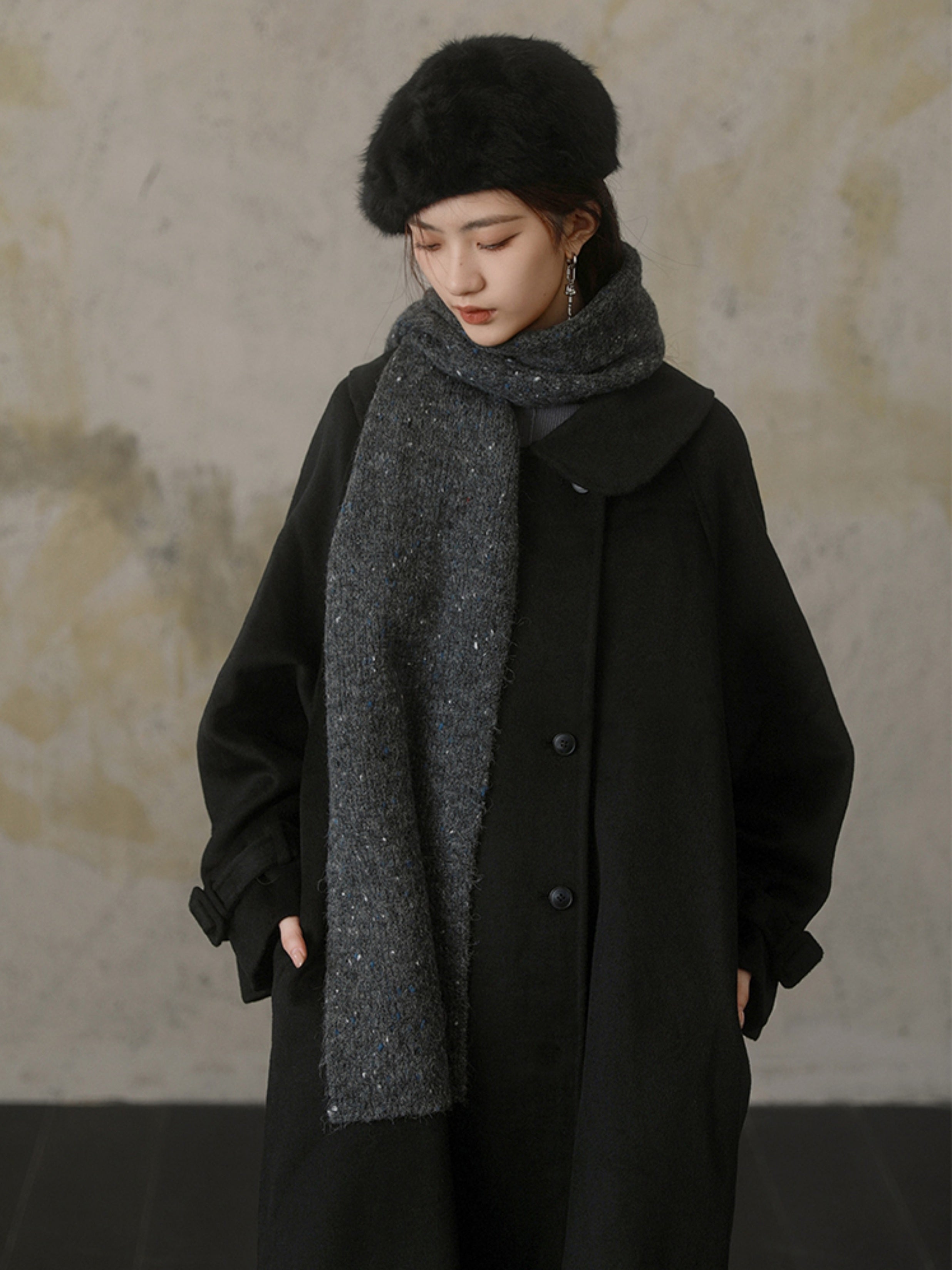 Double-sided Woolen College Style Coat