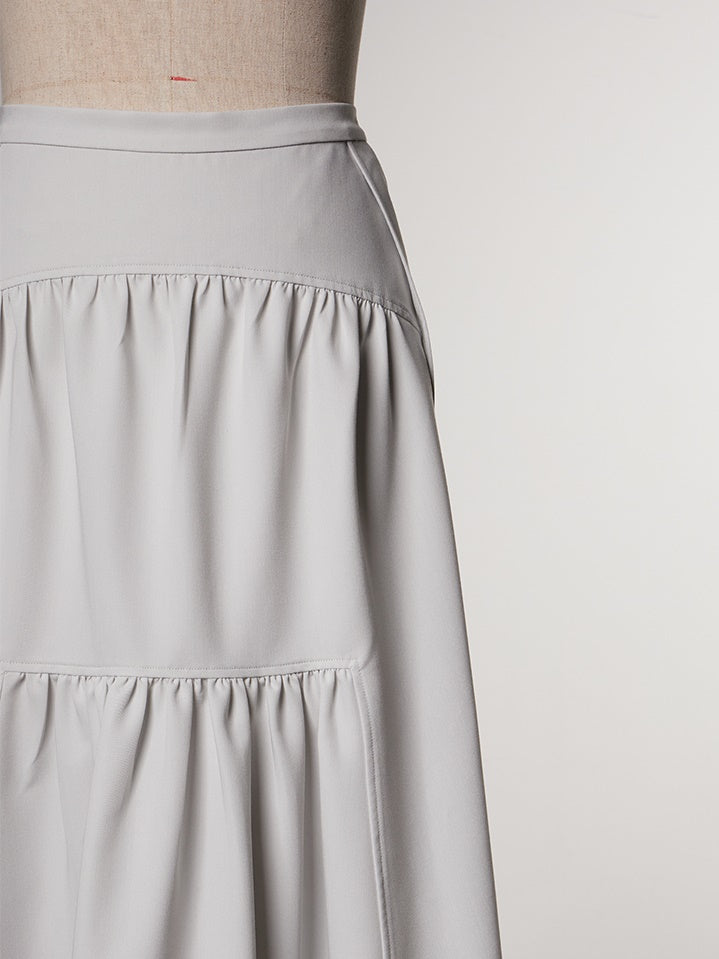 Irregular Gather Stitching Skirt