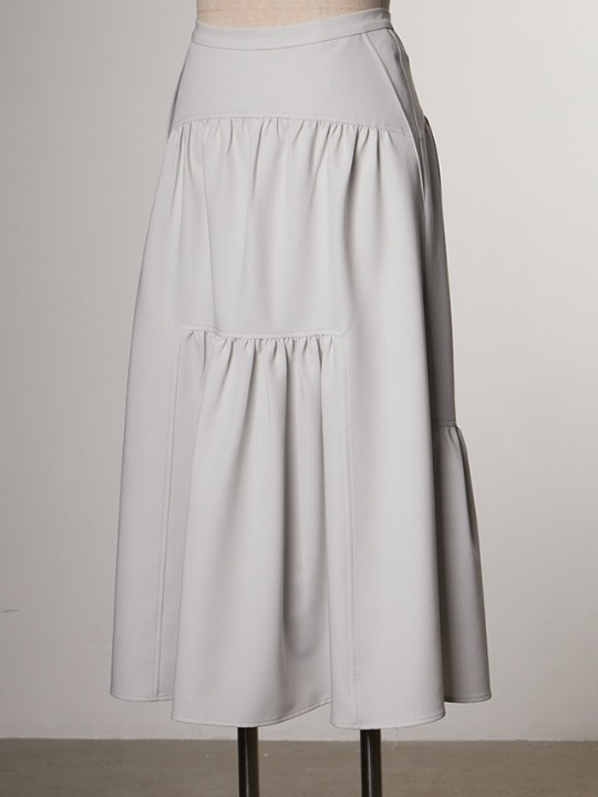 Irregular Gather Stitching Skirt