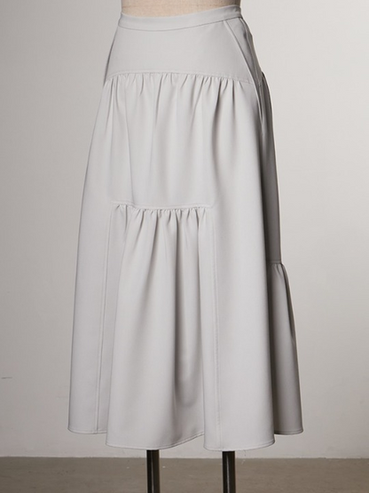 Irregular Gather Stitching Skirt