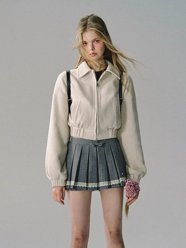 College Low-waisted Pleated Mini Skirt – ARCANA ARCHIVE