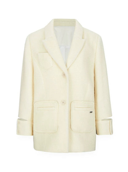 Wool Blend OverSize Jacket Coat