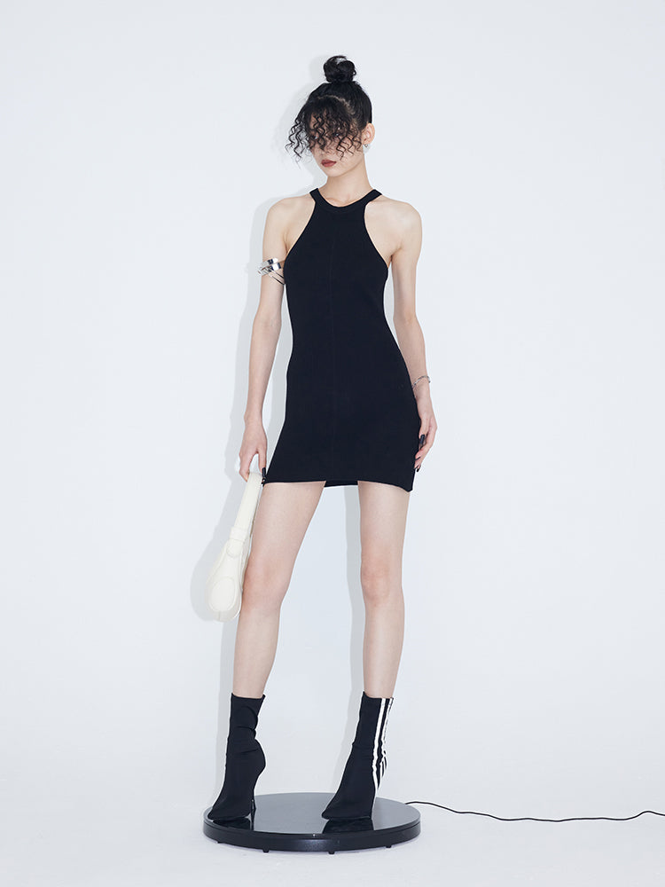 Sleeveless Slim Knitted Dress