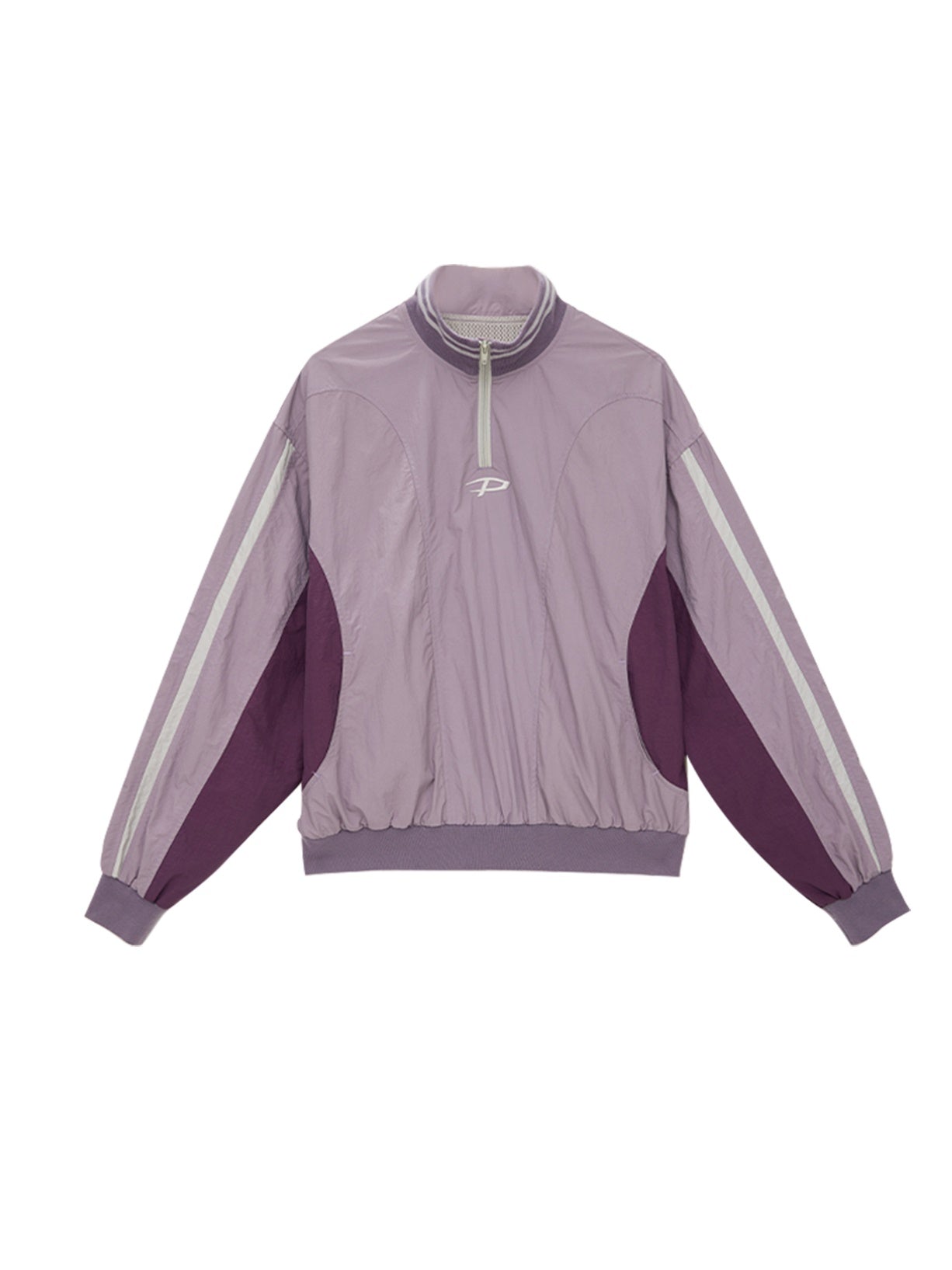 Half-ZIP Stand Collar Pullover Jacket