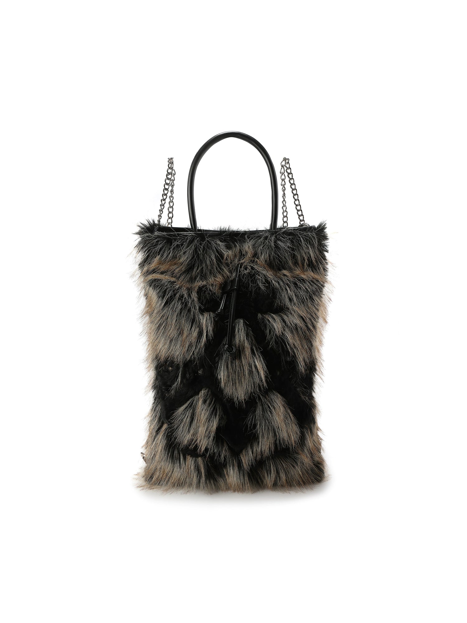 Fur Chain 2Way Backpack &amp; Tote Bag