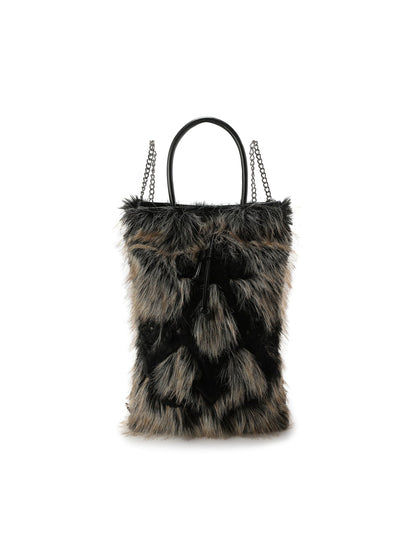 Fur Chain 2Way Backpack &amp; Tote Bag