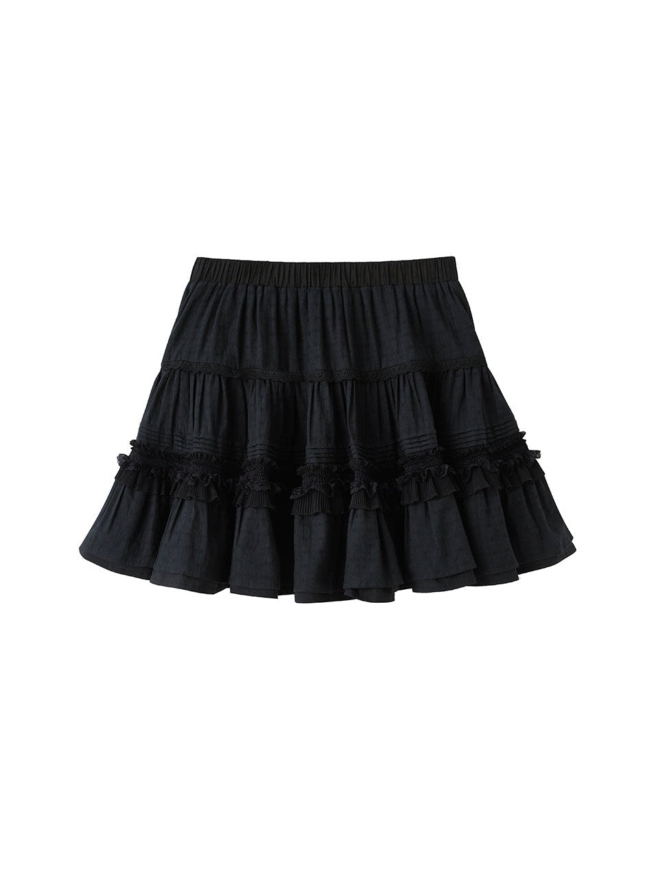 Jacquard Lace Cake Puffy Skirt