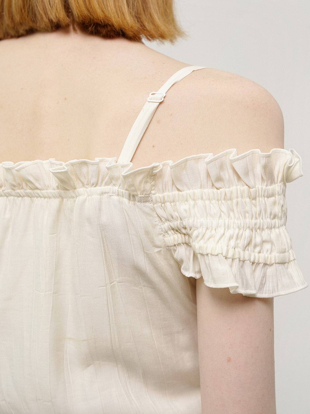 Wrinkled Texture One-shoulder 2-way Suspender Dress – ARCANA ARCHIVE