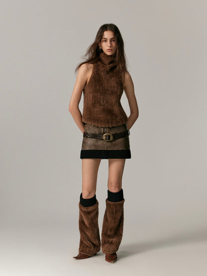 Kni Fur Long Warm Leg-Warmer