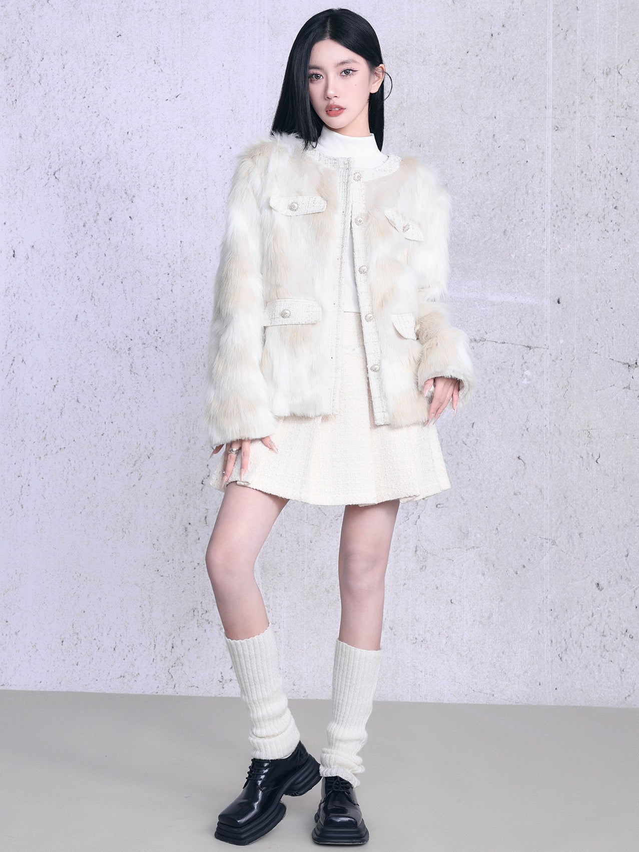 Eco-friendly Fur Plush Jacket