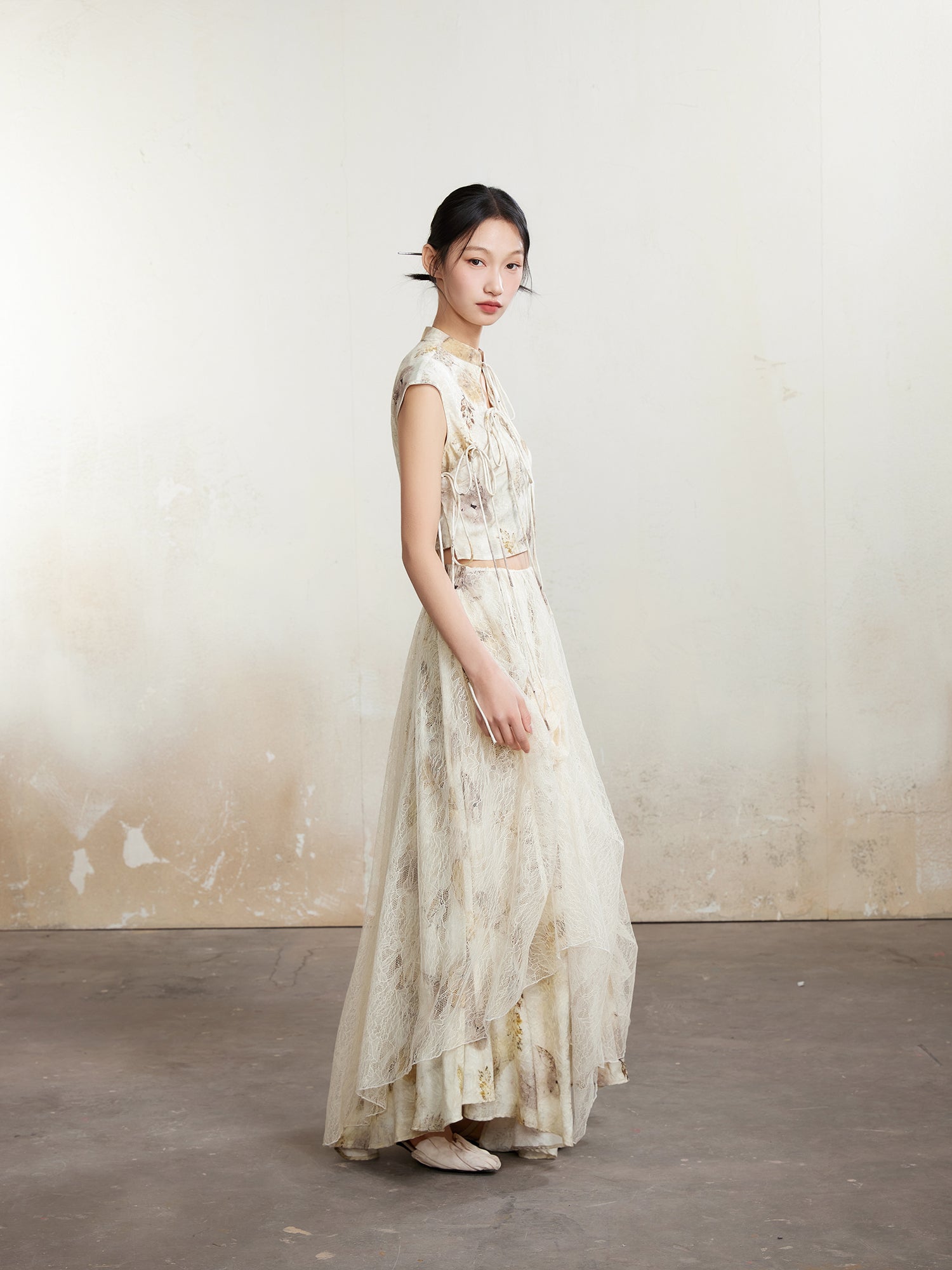 Lace Flower Fairy Long Skirt