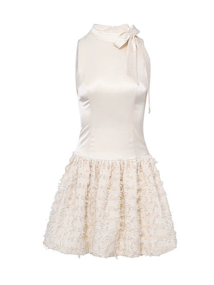 Sleeveless Tassel Tutu Dress