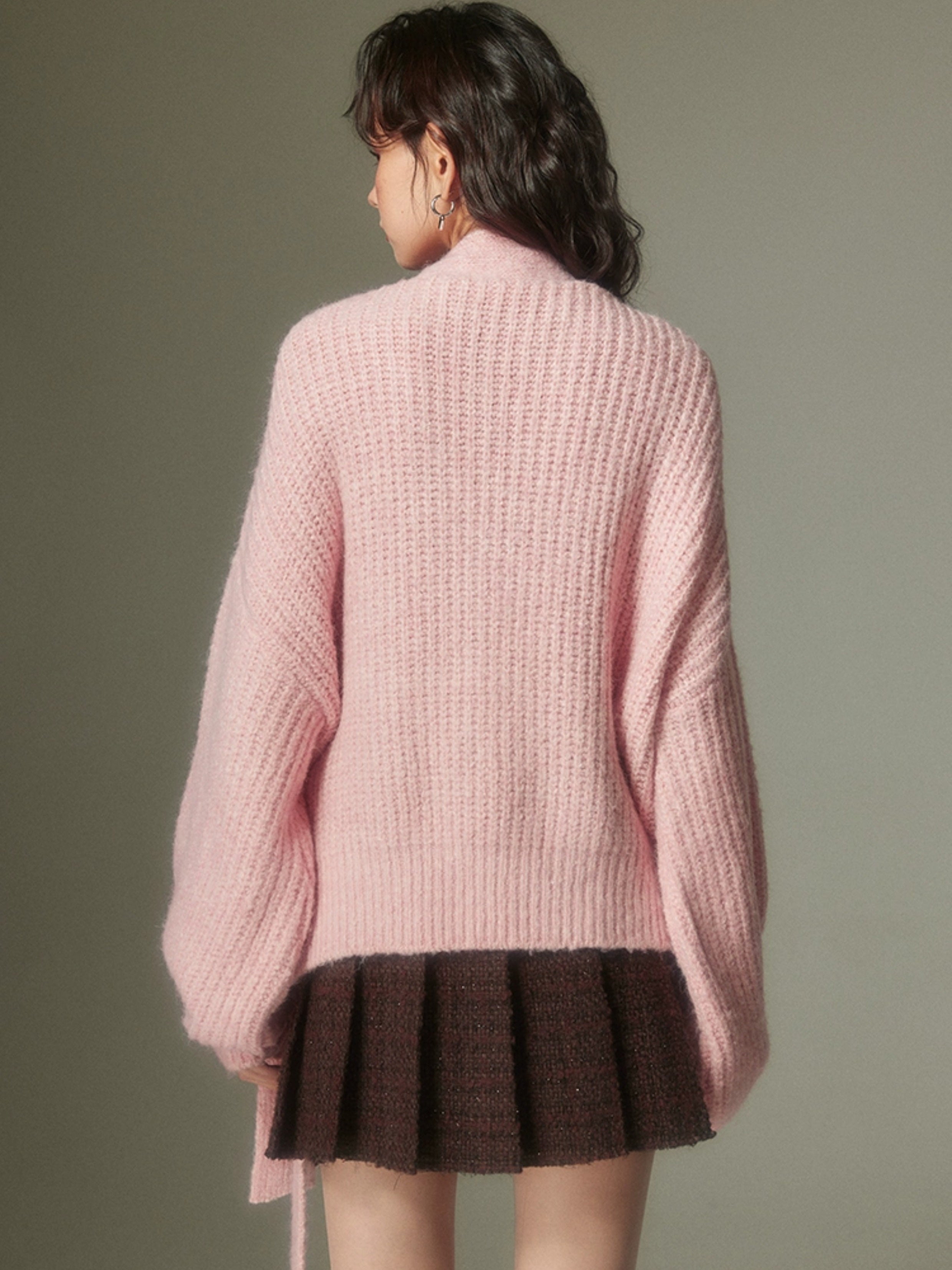 Loose Cachecoeur Knitted Cardigan – ARCANA ARCHIVE