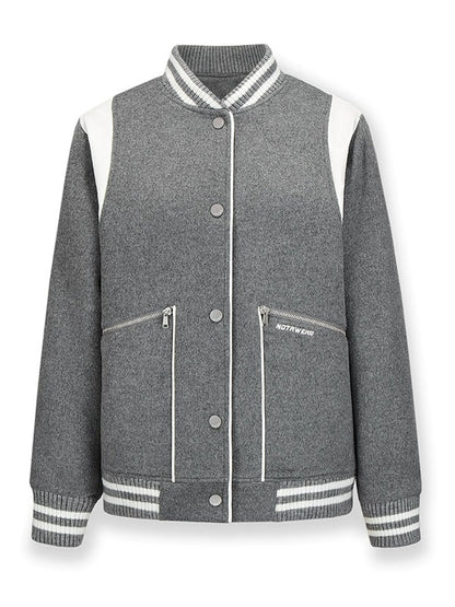 Baseball Jersey Woolen Jacket