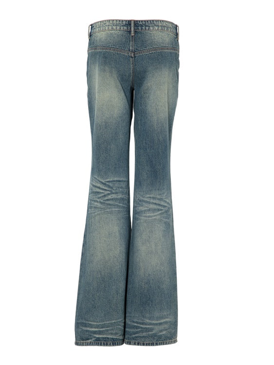 Low-waist Wide-legged Denim Pants