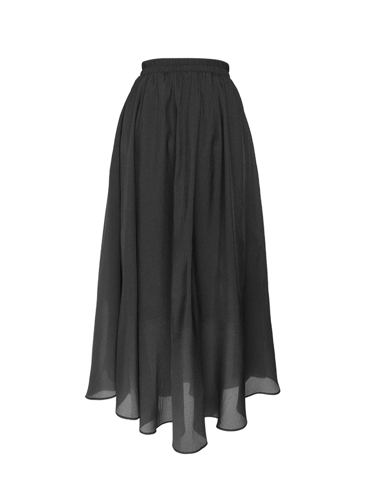 Bowknot Cutout Sling Dress &amp; Long Skirt