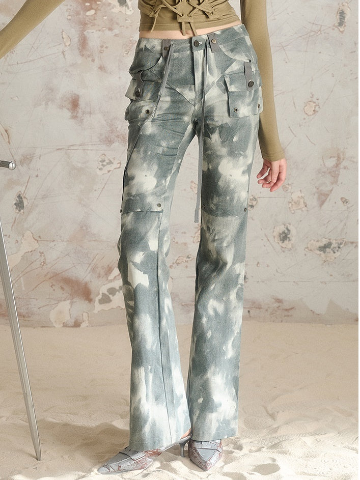 Printed Slim Fit And Booted Pants