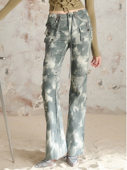 Printed Slim Fit And Booted Pants