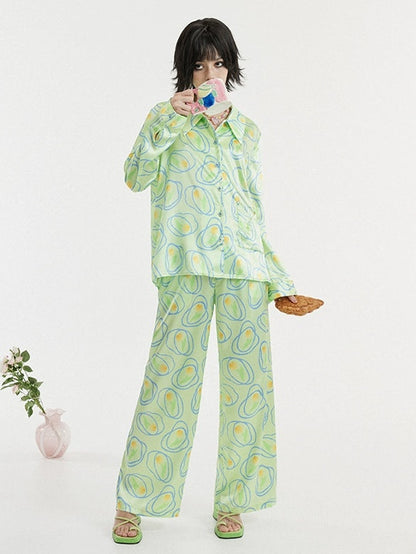 Tulip Print Pajamas