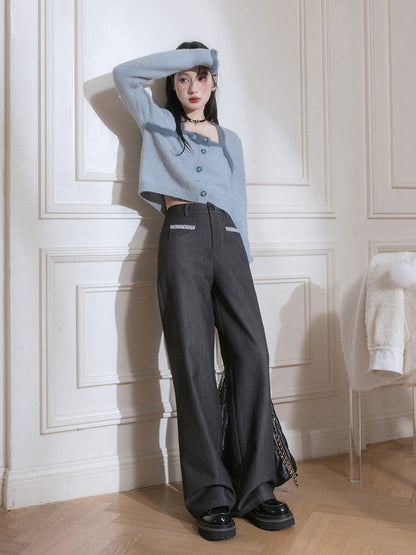 Relaxation Casual Straight Pants