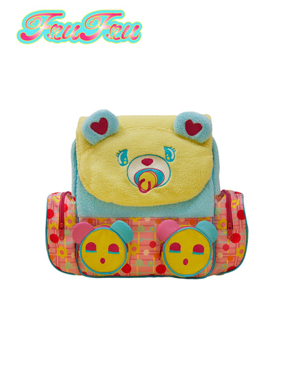 Plush Bear Large Capacity Backpack