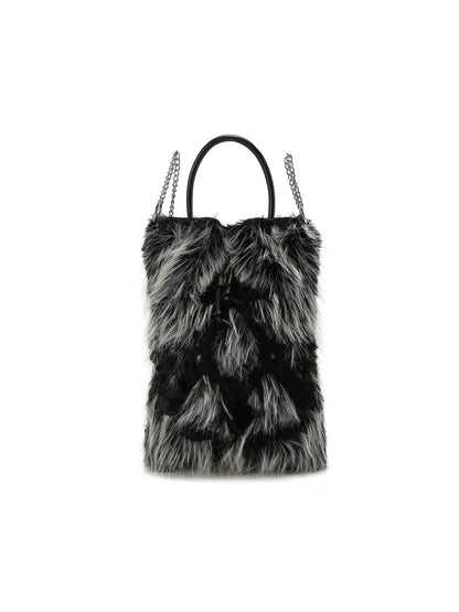 Fur Chain 2Way Backpack &amp; Tote Bag