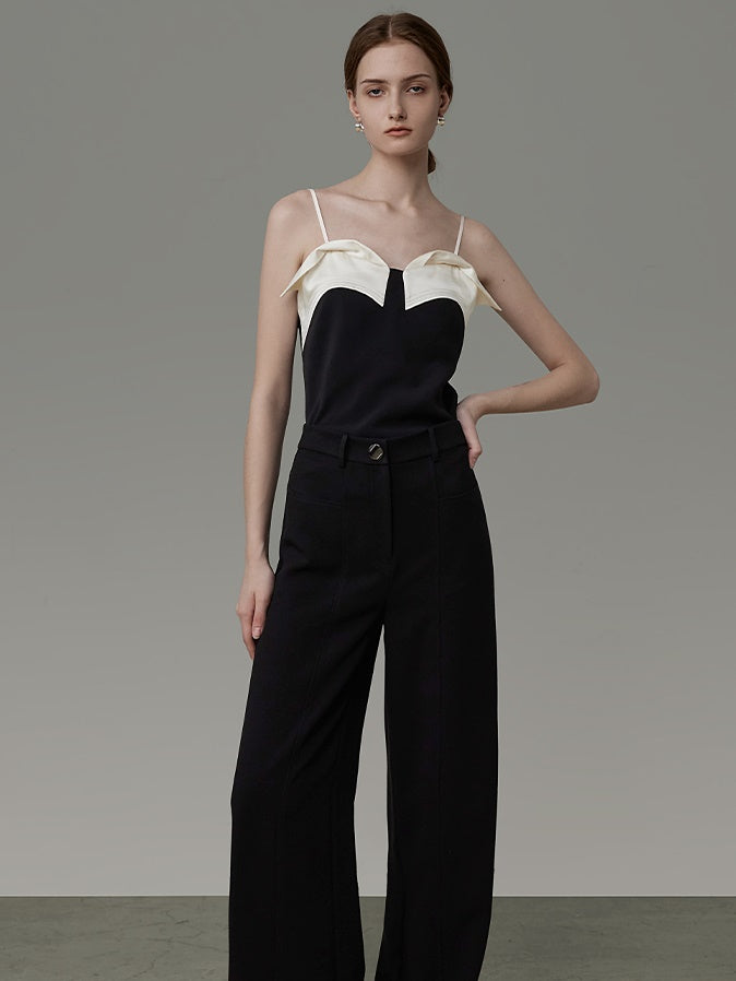 Sticking Contrasting Farb Camisole