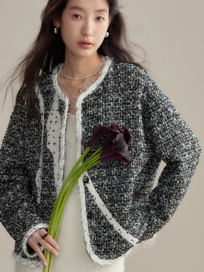 Stitch Design Monotone Tweed Jacket