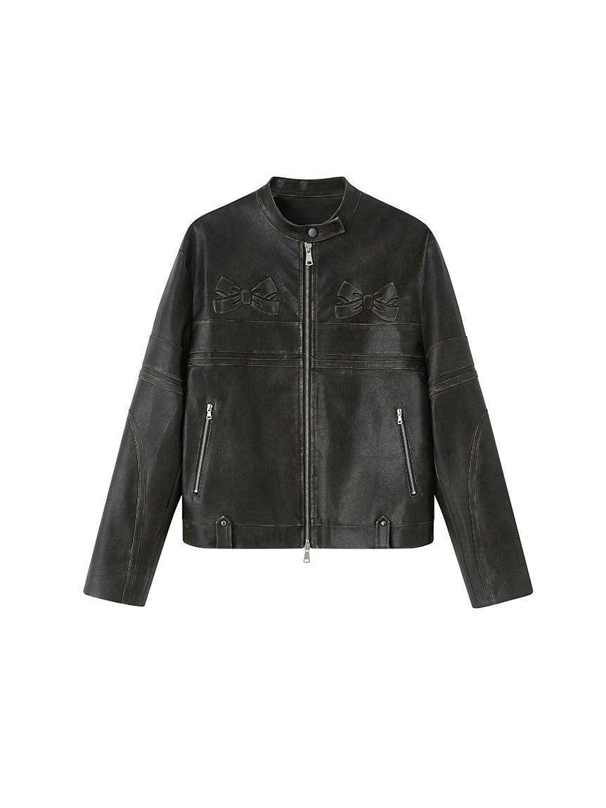 Embryo pu leather suit jacketcommondiviso