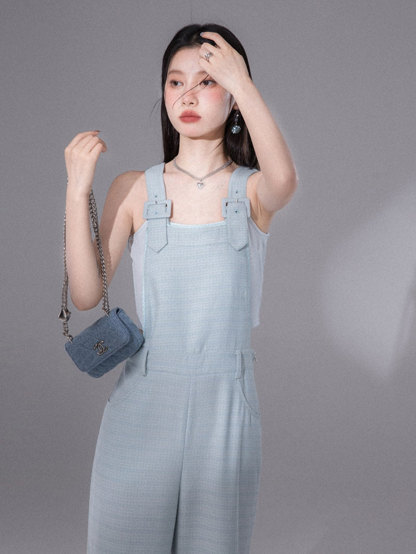 Lace Stitch Summer Overalls