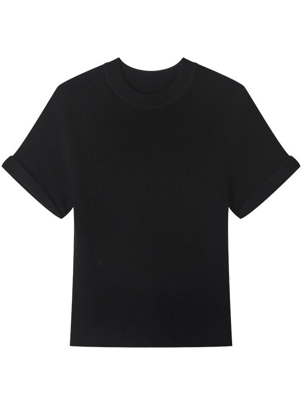 Small Round Neck Basic T-shirt