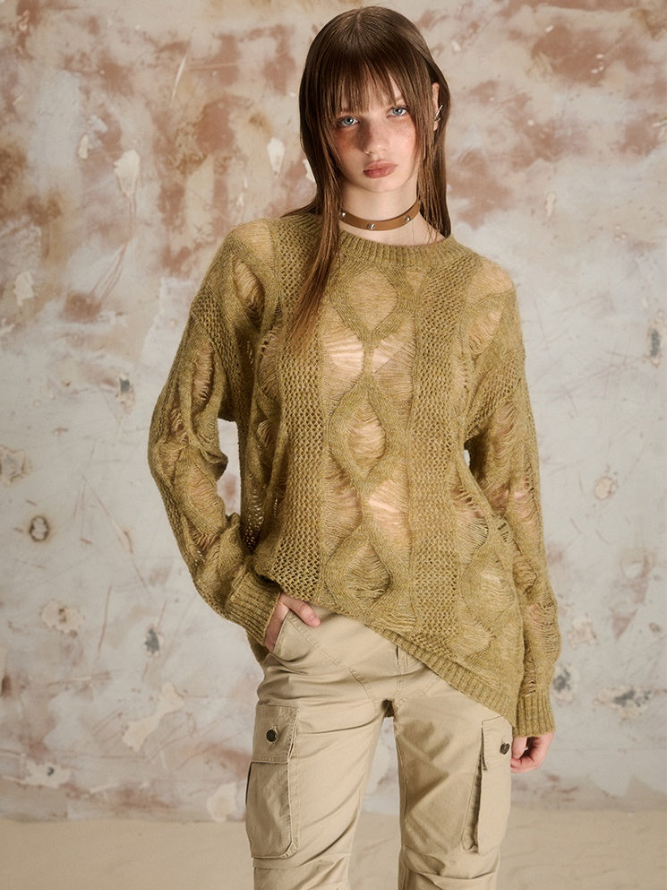 Hole Hollow Loose Sweater