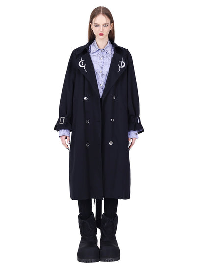 Reversible Splicing Loose Strap Coat