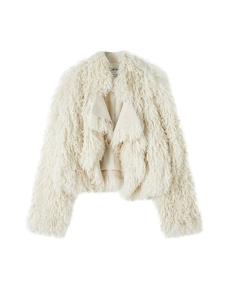 Short Eco-friendly Fur Fluffy Coat