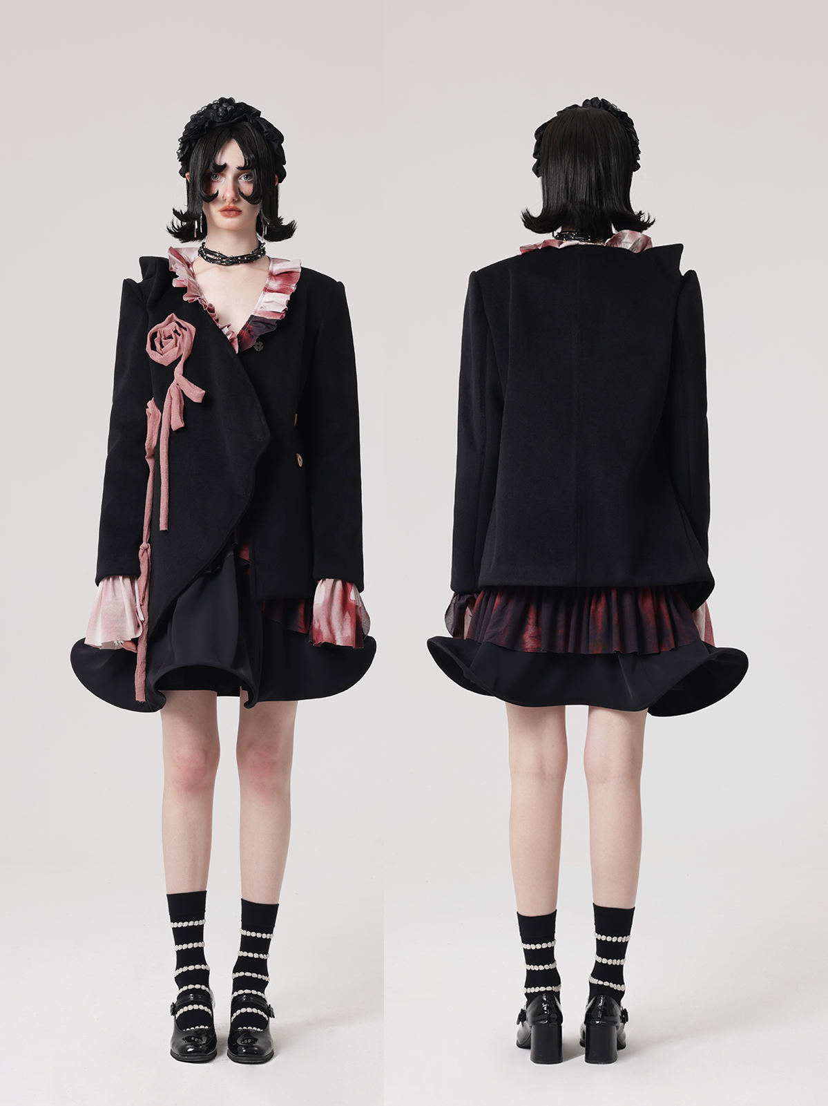 Three-dimensional Fishbone Deformation Skirt