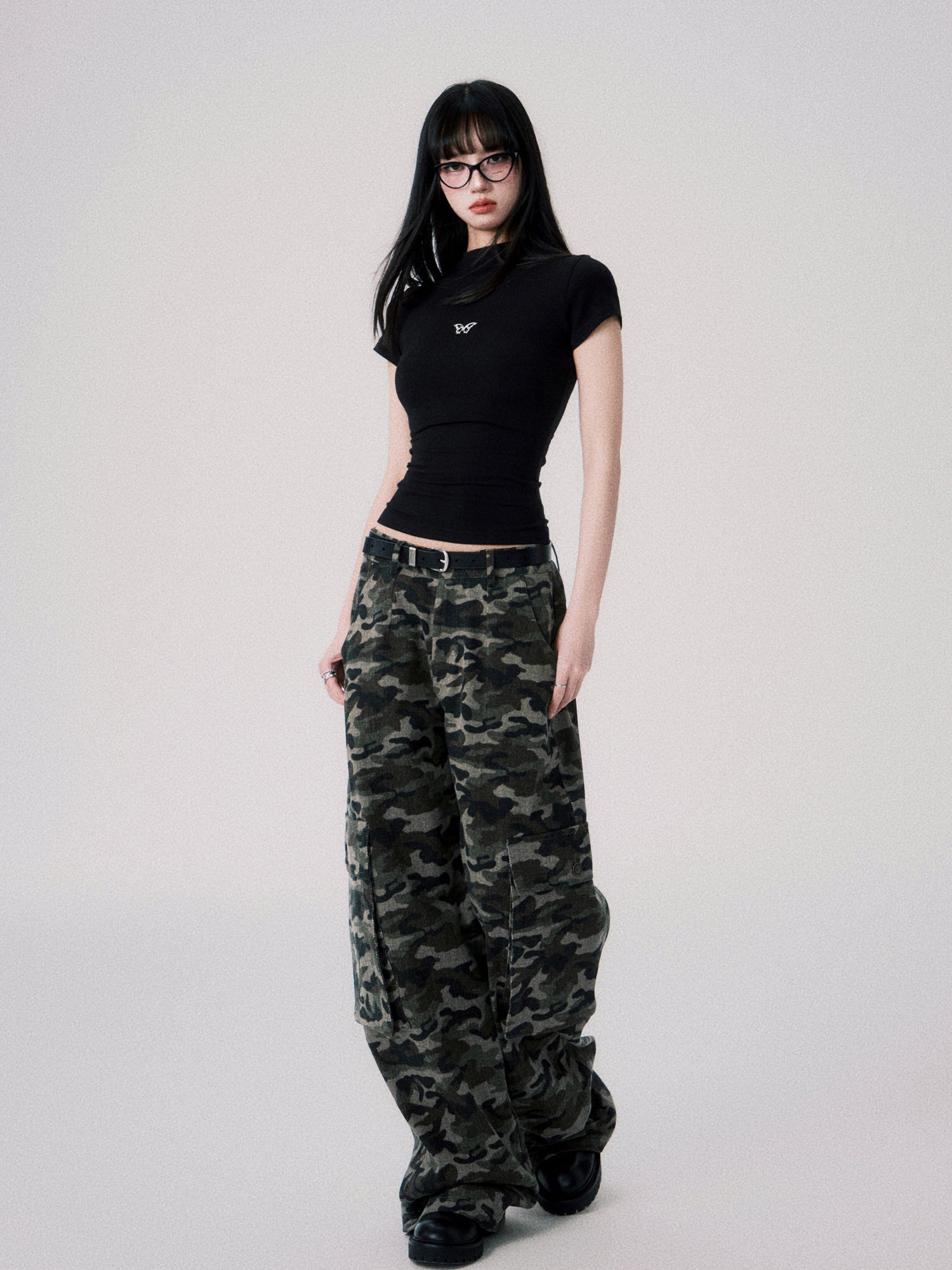 Loose Camouflage Cargo Pants