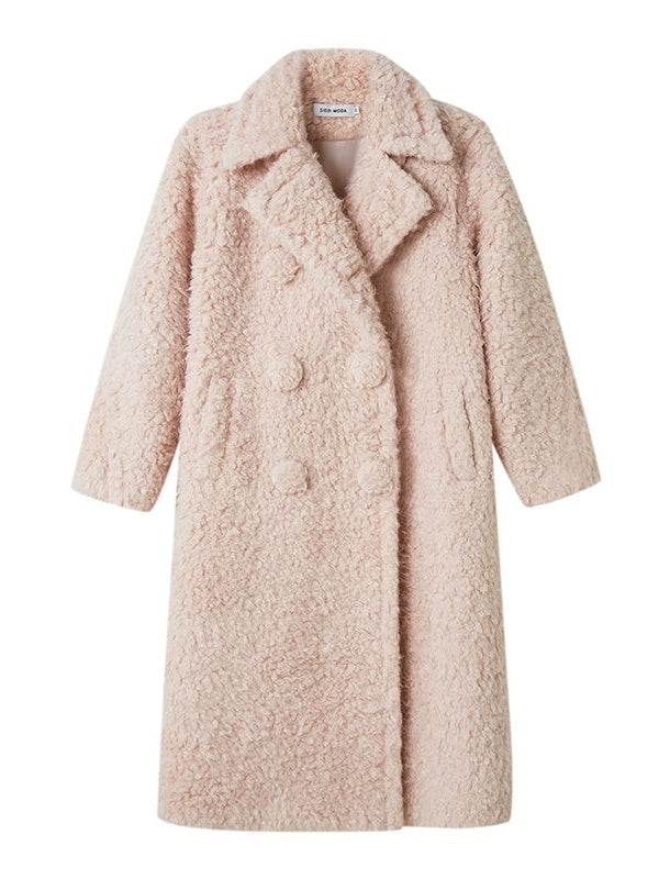 Eco-friendly Mid-length Woolen Coat